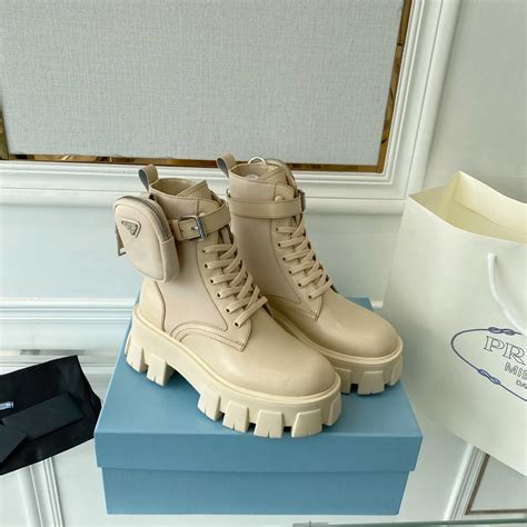 dupe prada combat boots|Prada look alike boots.